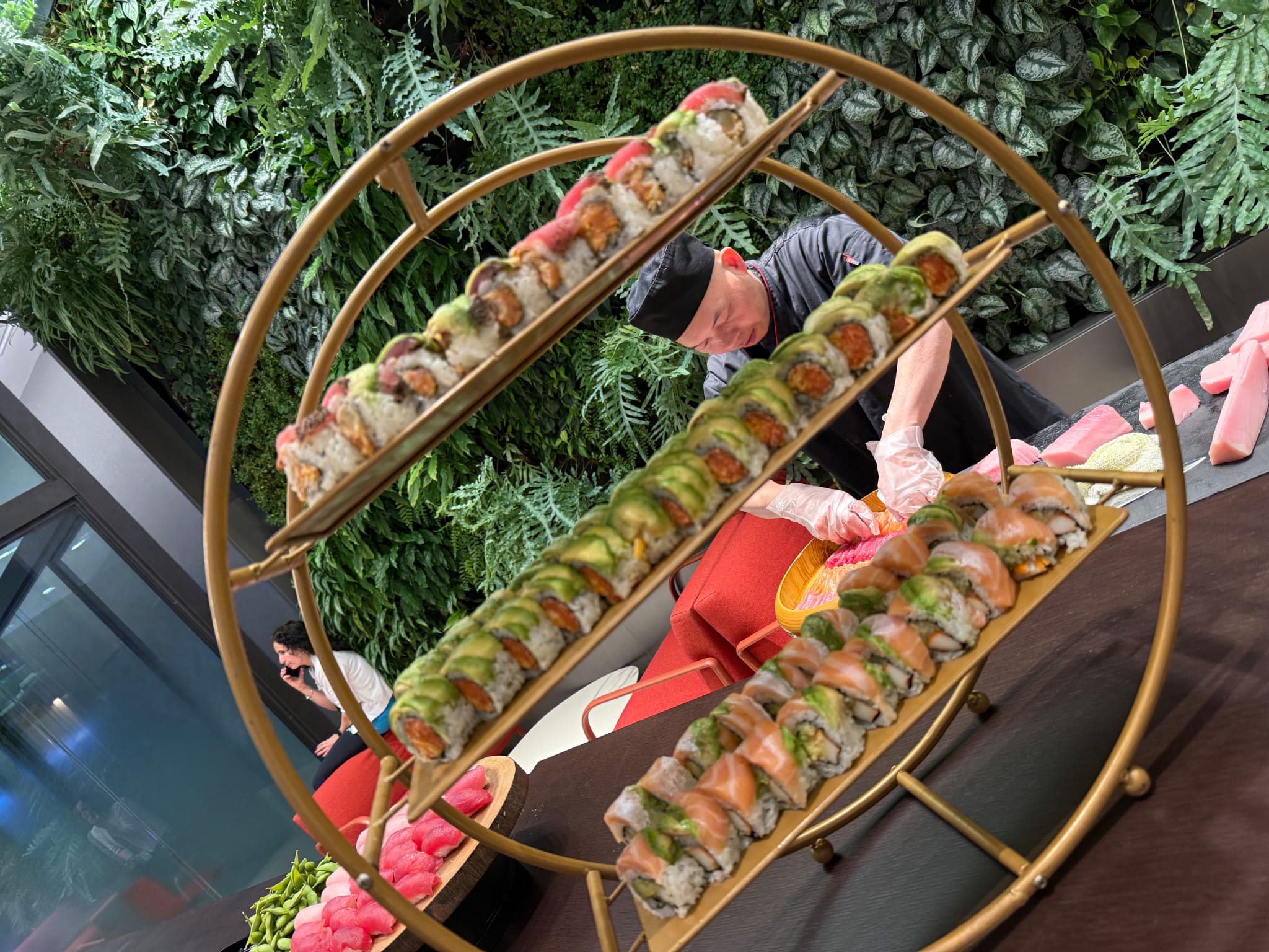 Live Sushi Chef Station